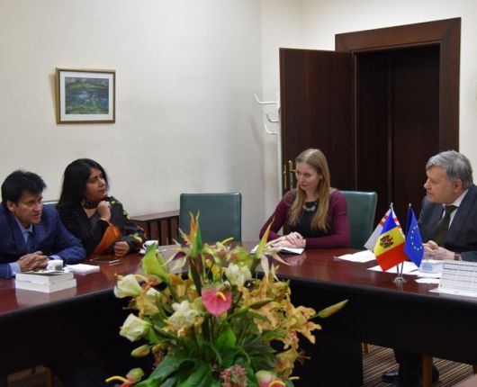 Reprezentanții Ambasadei Indiei în România și Moldova  în vizită la USMF „Nicolae Testemițanu”